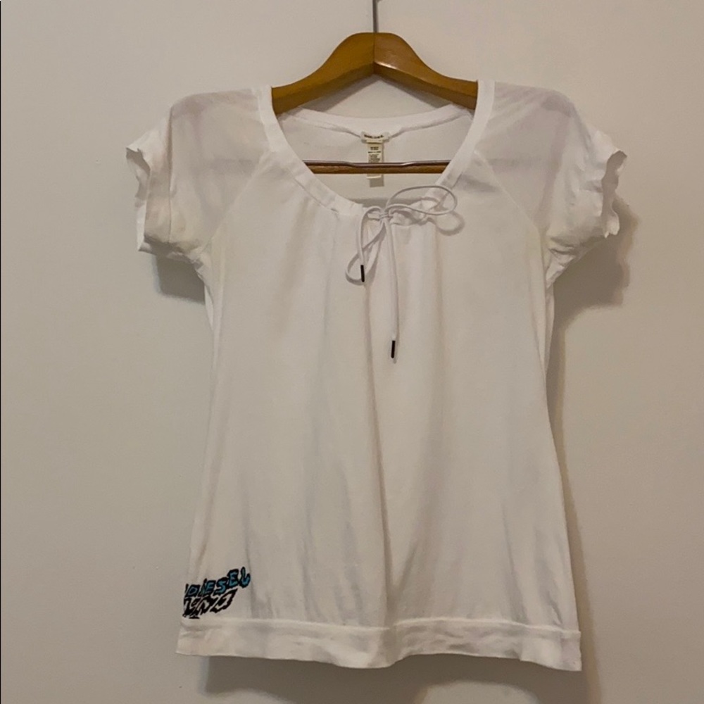 DEISEL SIZE M 100% COTTON  COLOR WHITE